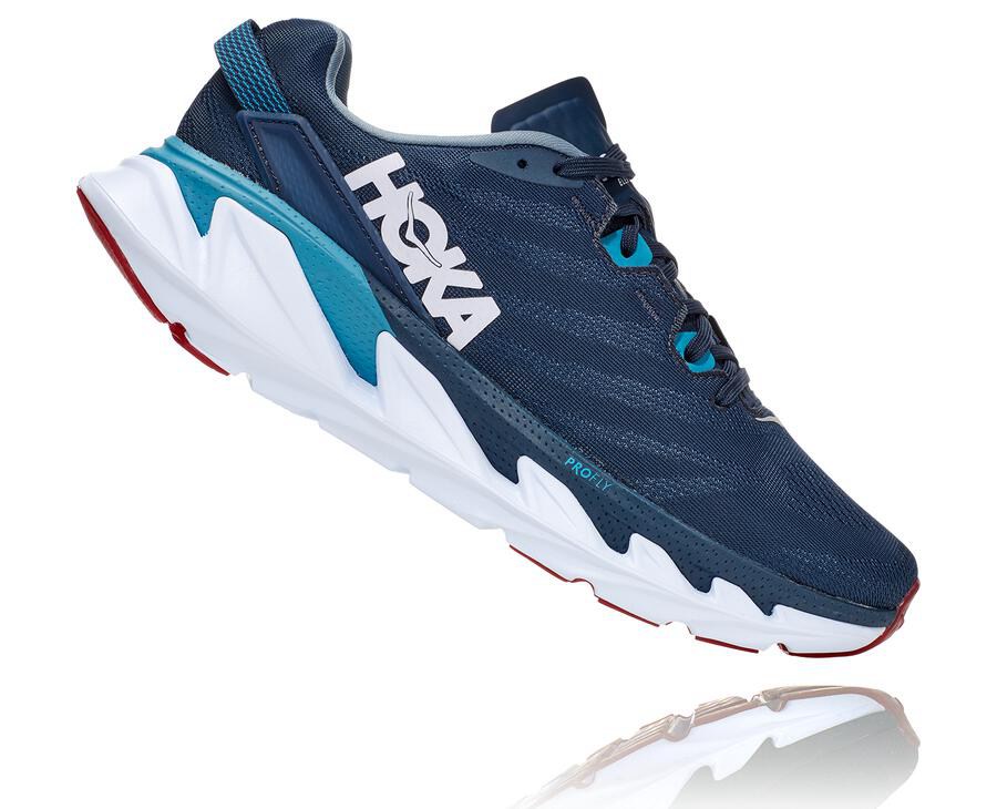 Hoka One One Elevon 2 Löparskor Herr - Marinblå/Vita - DXUAN-3904